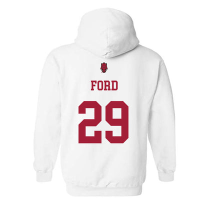 Arkansas - NCAA Football : Brandon Ford - Sports Shersey Hooded Sweatshirt-1