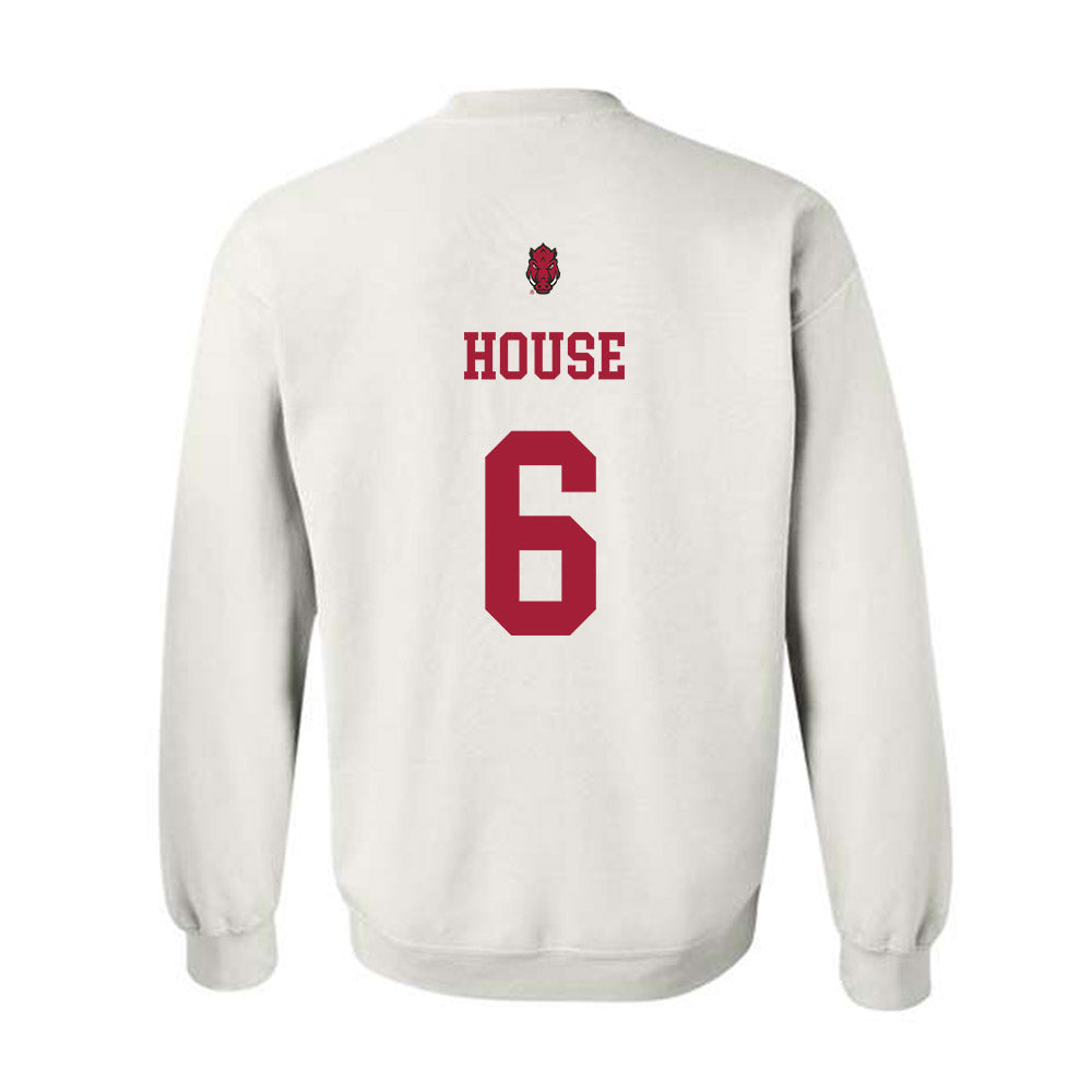 Arkansas - NCAA Football : Khmori House - Sports Shersey Crewneck Sweatshirt-1