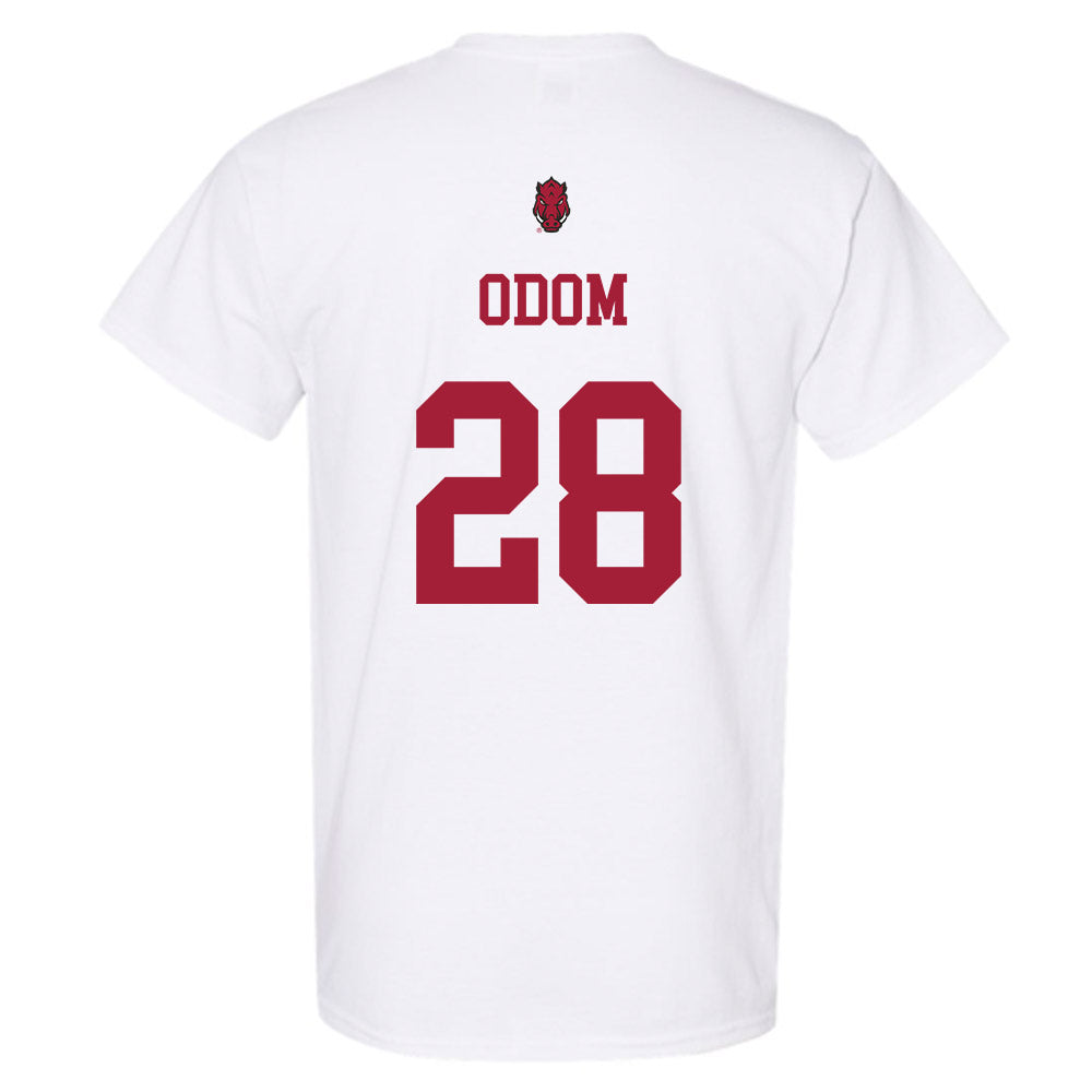 Arkansas - NCAA Football : Trajen Odom - Sports Shersey T-Shirt-1