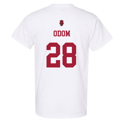 Arkansas - NCAA Football : Trajen Odom - Sports Shersey T-Shirt-1