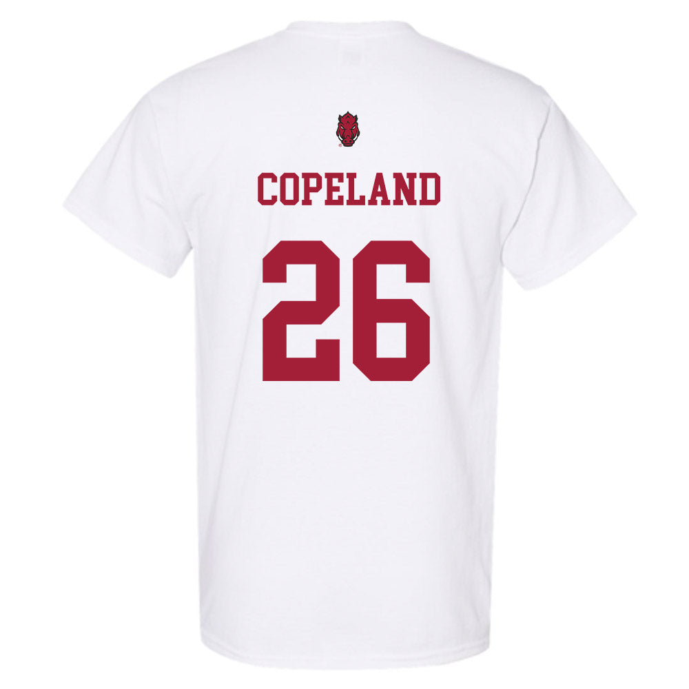 Arkansas - NCAA Football : Jalon Copeland - Sports Shersey T-Shirt-1