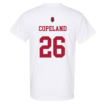 Arkansas - NCAA Football : Jalon Copeland - Sports Shersey T-Shirt-1