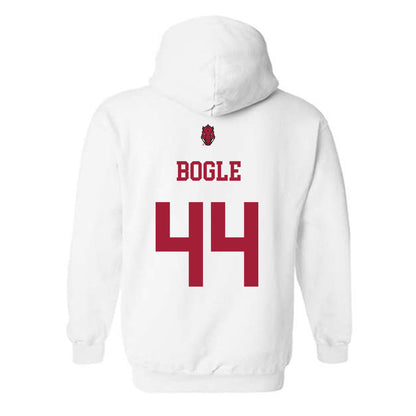 Arkansas - NCAA Football : Ben Bogle - Sports Shersey Hooded Sweatshirt-1