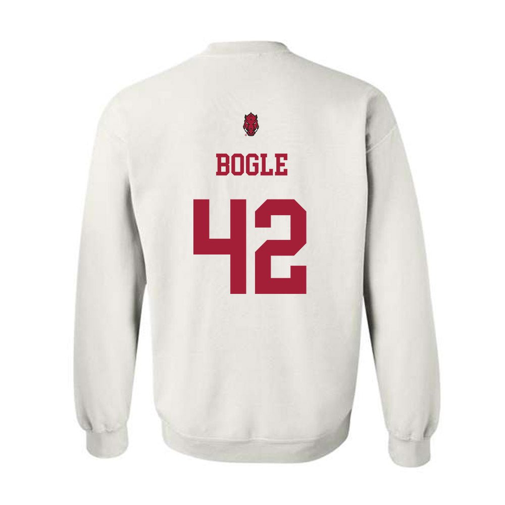 Arkansas - NCAA Football : Ben Bogle - Sports Shersey Crewneck Sweatshirt-1