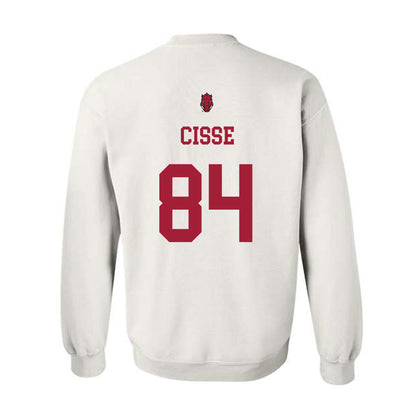Arkansas - NCAA Football : Ismael Cisse - Sports Shersey Crewneck Sweatshirt-1