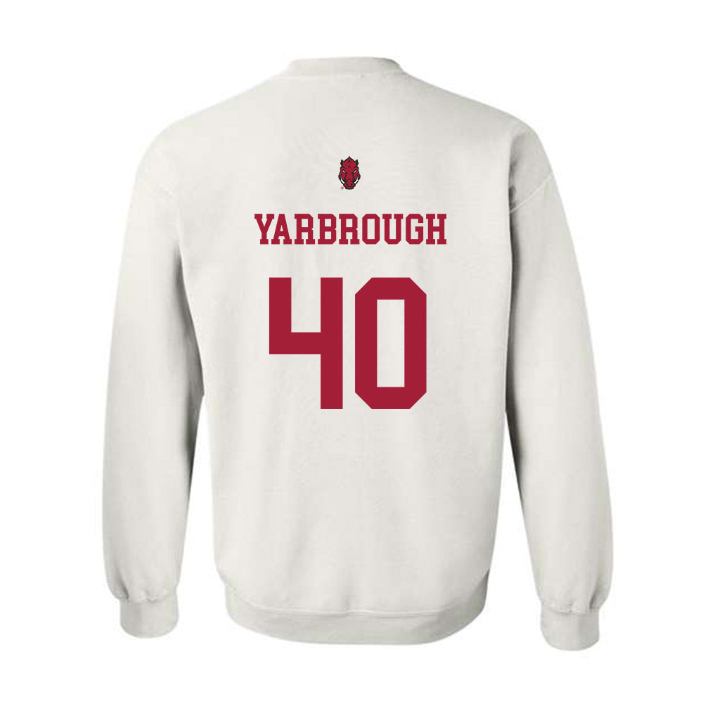 Arkansas - NCAA Football : Colton Yarbrough - Sports Shersey Crewneck Sweatshirt-1