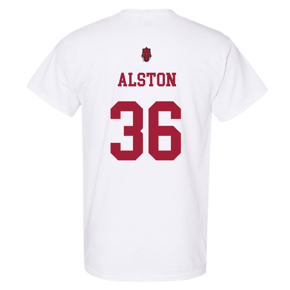 Arkansas - NCAA Football : Brian Alston - Sports Shersey T-Shirt-1