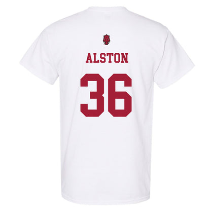 Arkansas - NCAA Football : Brian Alston - Sports Shersey T-Shirt-1
