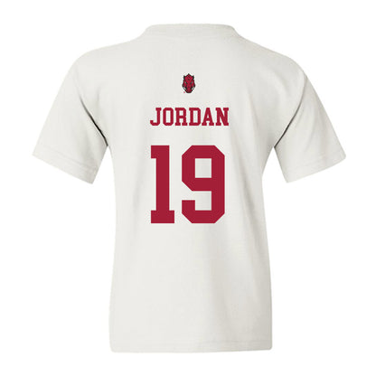 Arkansas - NCAA Football : Antonio Jordan - Sports Shersey Youth T-Shirt-1