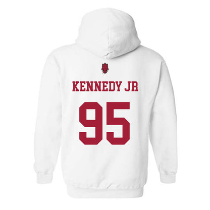 Arkansas - NCAA Football : Anthony Kennedy jr - Sports Shersey Hooded Sweatshirt-1
