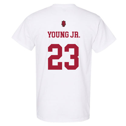 Arkansas - NCAA Football : Kevin Young Jr. - Sports Shersey T-Shirt-1