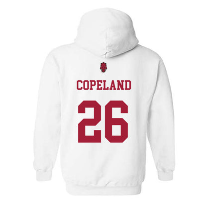 Arkansas - NCAA Football : Jalon Copeland - Sports Shersey Hooded Sweatshirt-1
