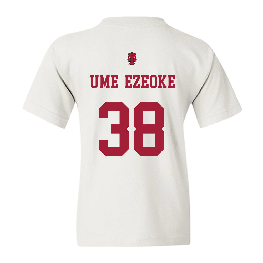 Arkansas - NCAA Football : Bradley Ume-Ezeoke - Sports Shersey Youth T-Shirt-1