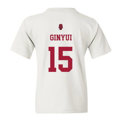 Arkansas - NCAA Football : Nsongbeh Ginyui - Sports Shersey Youth T-Shirt-1