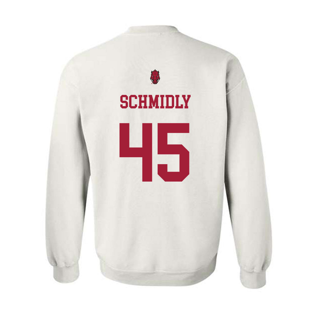 Arkansas - NCAA Football : Max Schmidly - Sports Shersey Crewneck Sweatshirt
