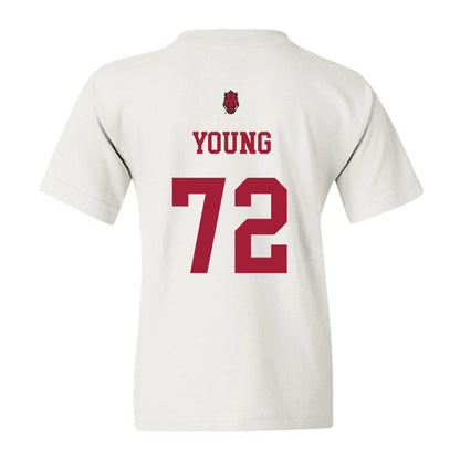 Arkansas - NCAA Football : Tucker Young - Sports Shersey Youth T-Shirt-1
