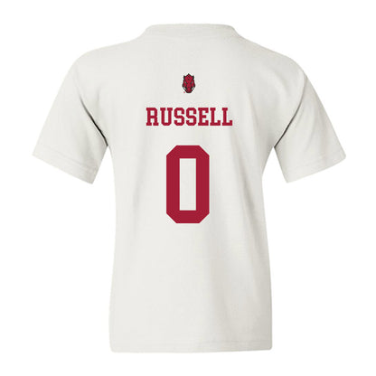Arkansas - NCAA Football : Braylen Russell - Sports Shersey Youth T-Shirt-1