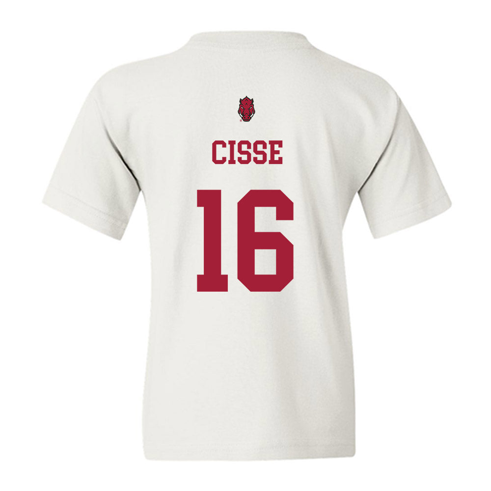 Arkansas - NCAA Football : Ismael Cisse - Sports Shersey Youth T-Shirt-1