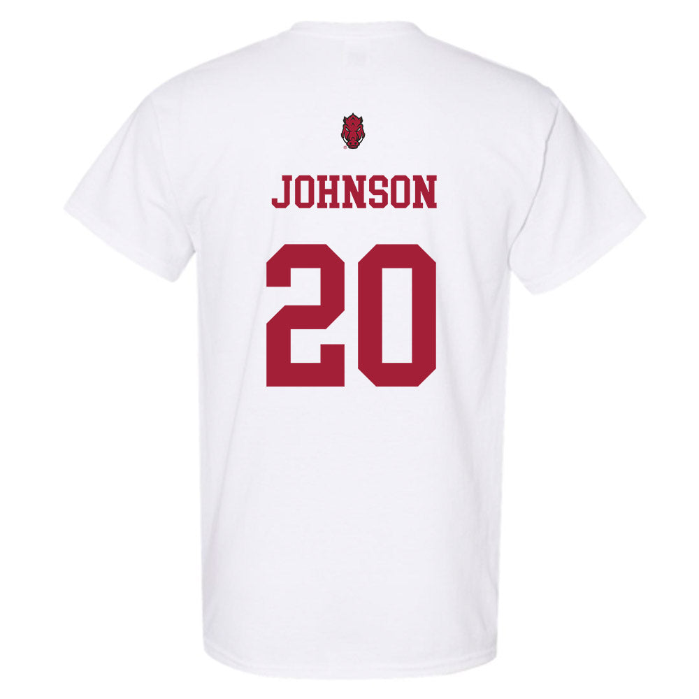 Arkansas - NCAA Football : Jahiem Johnson - Sports Shersey T-Shirt-1