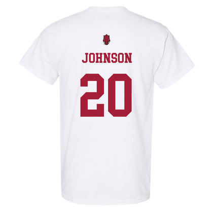 Arkansas - NCAA Football : Jahiem Johnson - Sports Shersey T-Shirt-1