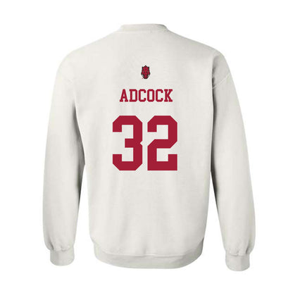 Arkansas - NCAA Football : Matt Adcock - Sports Shersey Crewneck Sweatshirt-1