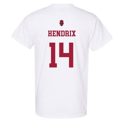 Arkansas - NCAA Football : Hank Hendrix - Sports Shersey T-Shirt-1