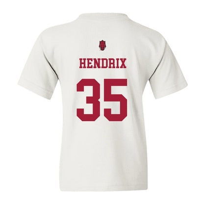 Arkansas - NCAA Football : Hutson Hendrix - Sports Shersey Youth T-Shirt-1
