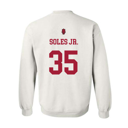 Arkansas - NCAA Football : Steven Soles Jr. - Sports Shersey Crewneck Sweatshirt-1