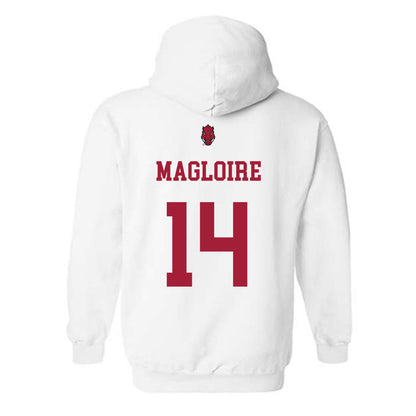Arkansas - NCAA Football : Kyeaure Magloire - Sports Shersey Hooded Sweatshirt-1