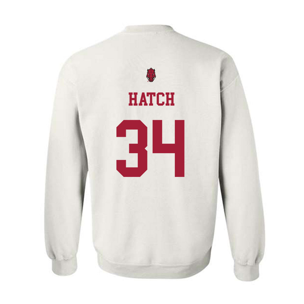 Arkansas - NCAA Football : Jathan Hatch - Sports Shersey Crewneck Sweatshirt-1