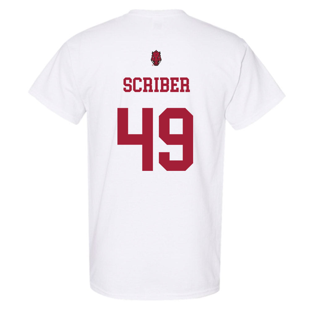 Arkansas - NCAA Football : Braxton Scriber - Sports Shersey T-Shirt-1