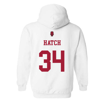 Arkansas - NCAA Football : Jathan Hatch - Sports Shersey Hooded Sweatshirt-1