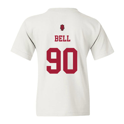 Arkansas - NCAA Football : Caleb Bell - Sports Shersey Youth T-Shirt-1