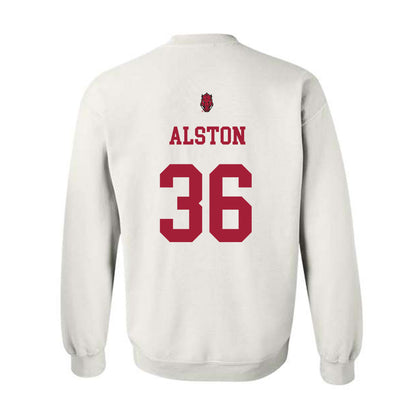 Arkansas - NCAA Football : Brian Alston - Sports Shersey Crewneck Sweatshirt-1