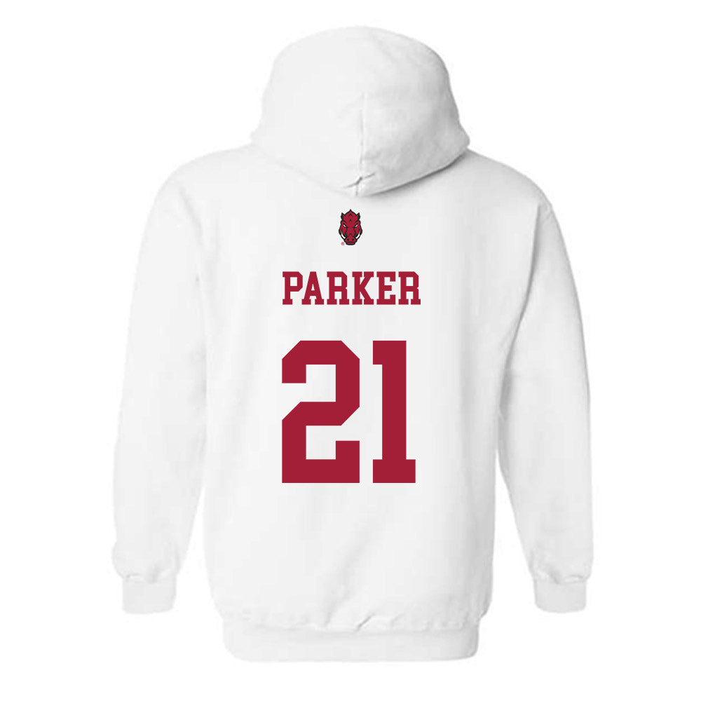 Arkansas - NCAA Football : Jasper Parker - Sports Shersey Hooded Sweatshirt-1