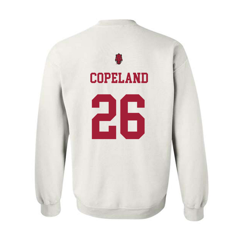 Arkansas - NCAA Football : Jalon Copeland - Sports Shersey Crewneck Sweatshirt-1