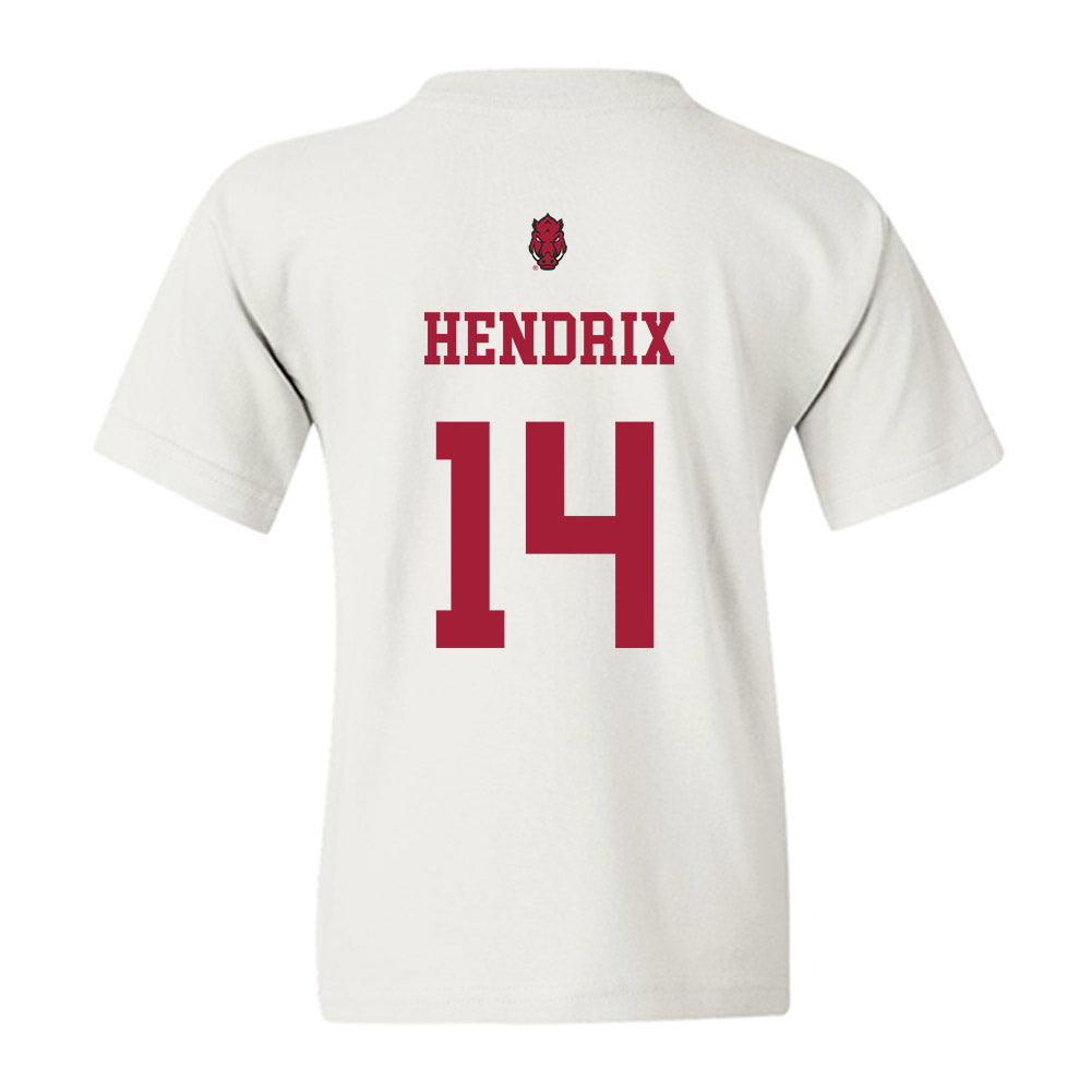 Arkansas - NCAA Football : Hank Hendrix - Sports Shersey Youth T-Shirt-1
