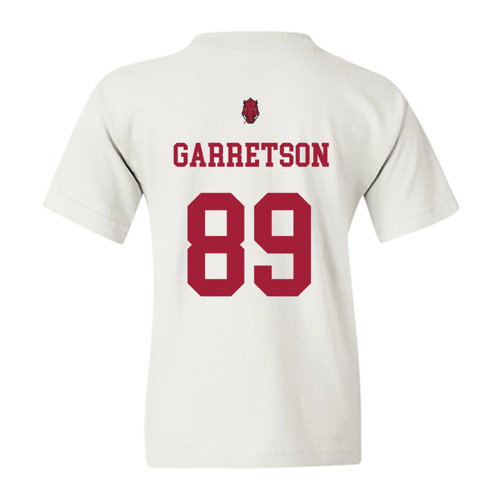 Arkansas - NCAA Football : Gavin Garretson - Sports Shersey Youth T-Shirt-1