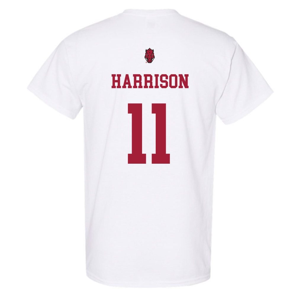 Arkansas - NCAA Football : Monte Harrison - Sports Shersey T-Shirt-1
