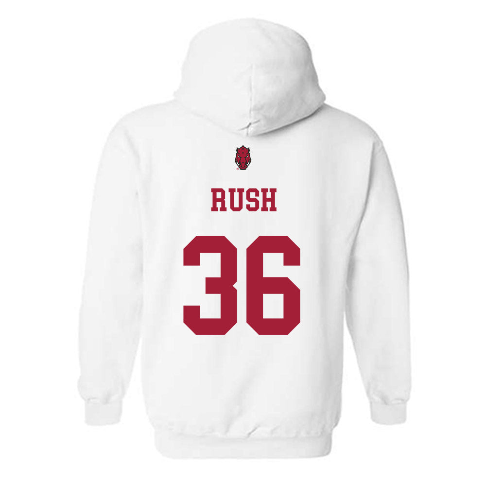 Arkansas - NCAA Football : Gavin Rush - Sports Shersey Hooded Sweatshirt-1