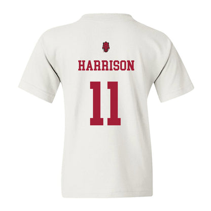 Arkansas - NCAA Football : Monte Harrison - Sports Shersey Youth T-Shirt-1
