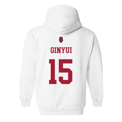 Arkansas - NCAA Football : Nsongbeh Ginyui - Sports Shersey Hooded Sweatshirt-1
