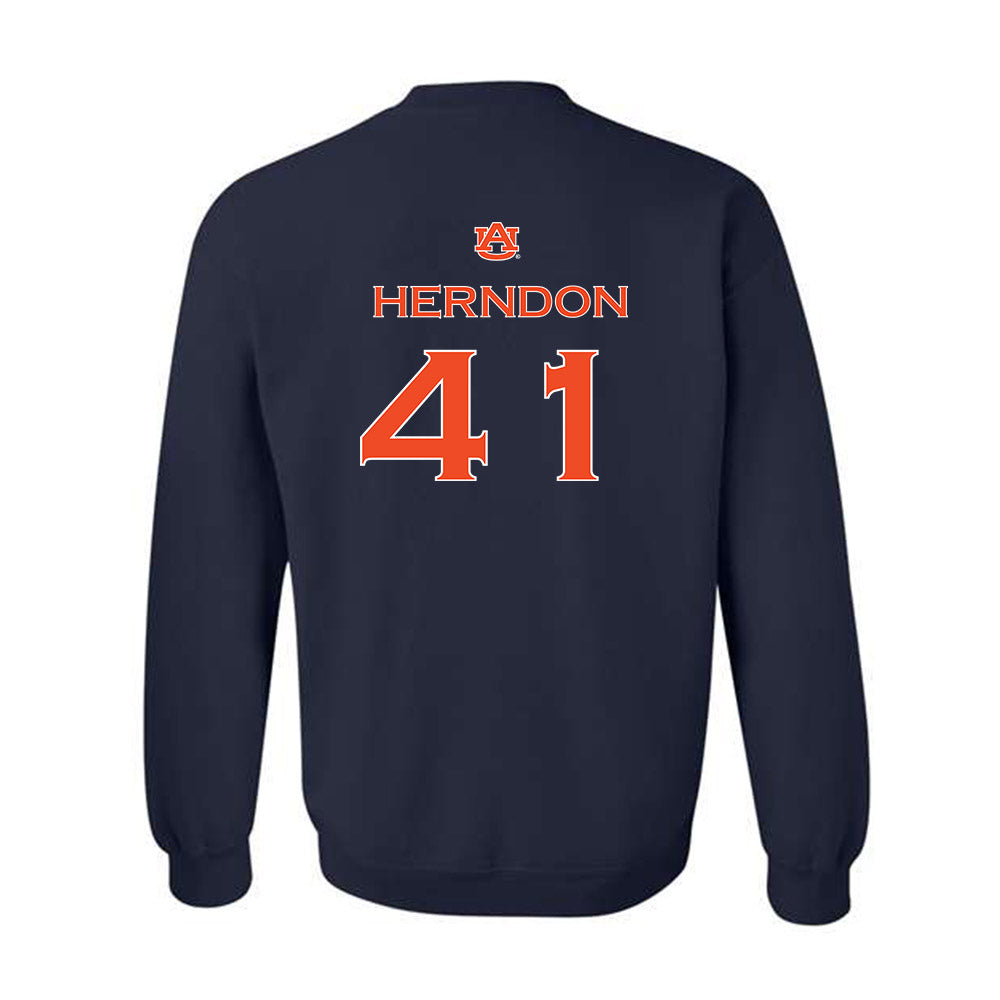 Auburn - NCAA Softball : Abby Herndon - Classic Shersey Crewneck Sweatshirt-1
