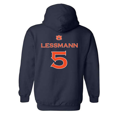 Auburn - NCAA Softball : georgia lessmann - Classic Shersey Hooded Sweatshirt-1