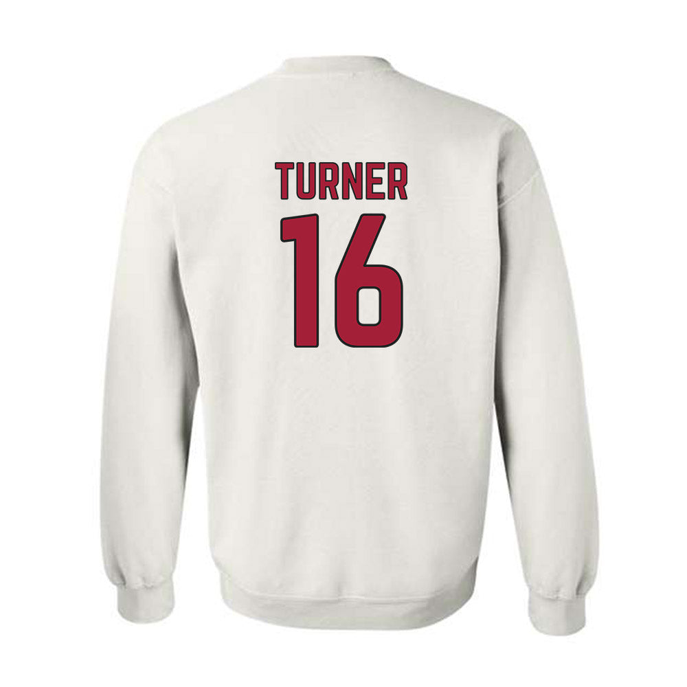 Arkansas - NCAA Baseball : Christian Turner - Sports Shersey Crewneck Sweatshirt-1