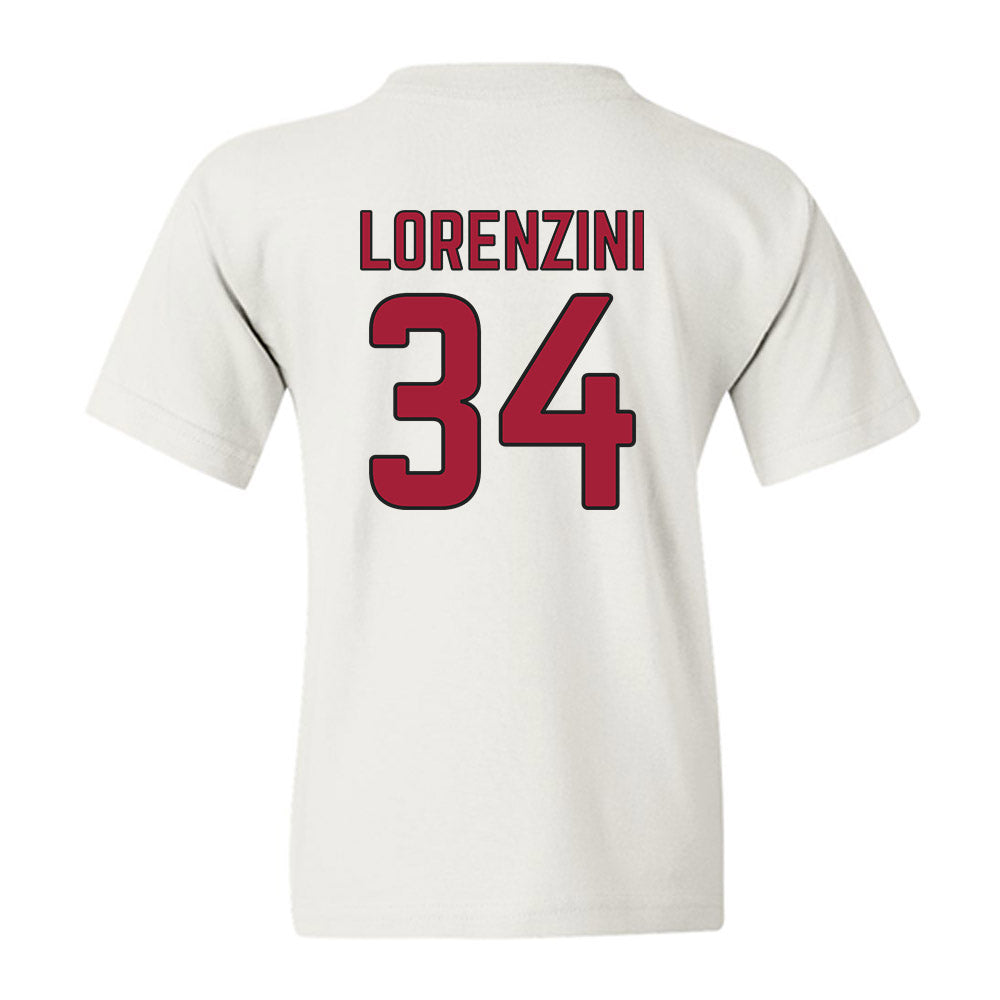 Arkansas - NCAA Baseball : Joey Lorenzini - Sports Shersey Youth T-Shirt-1