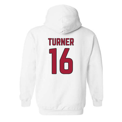 Arkansas - NCAA Baseball : Christian Turner - Sports Shersey Hooded Sweatshirt-1