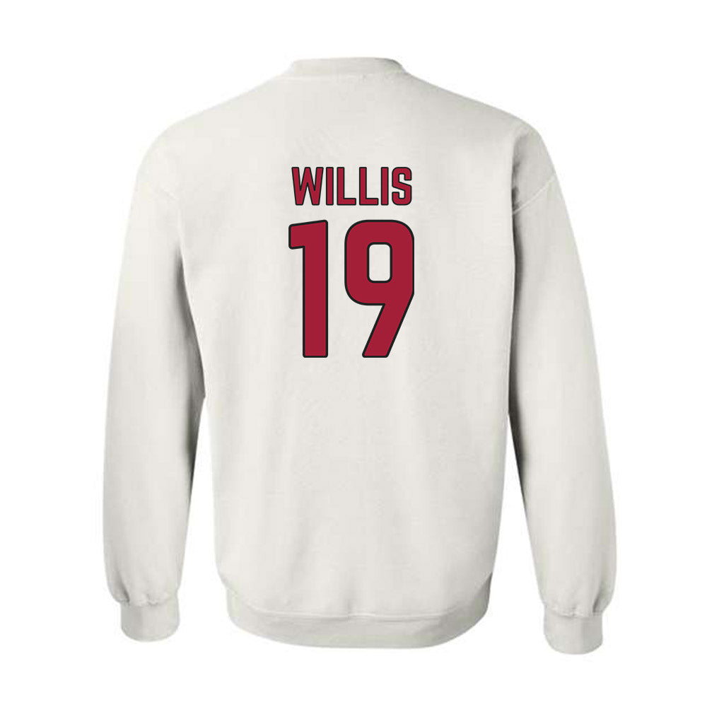 Arkansas - NCAA Baseball : Carson Willis - Sports Shersey Crewneck Sweatshirt-1