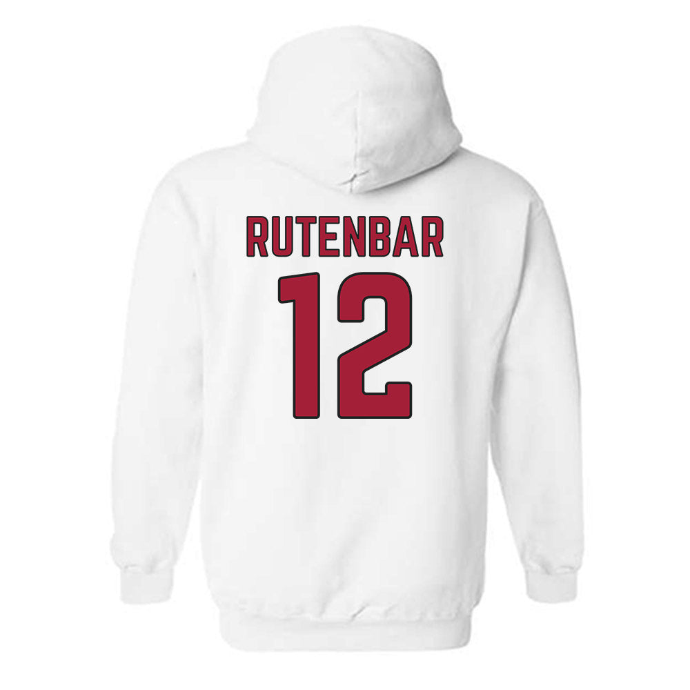 Arkansas - NCAA Baseball : Carter Rutenbar - Sports Shersey Hooded Sweatshirt-1