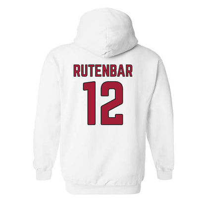 Arkansas - NCAA Baseball : Carter Rutenbar - Sports Shersey Hooded Sweatshirt-1